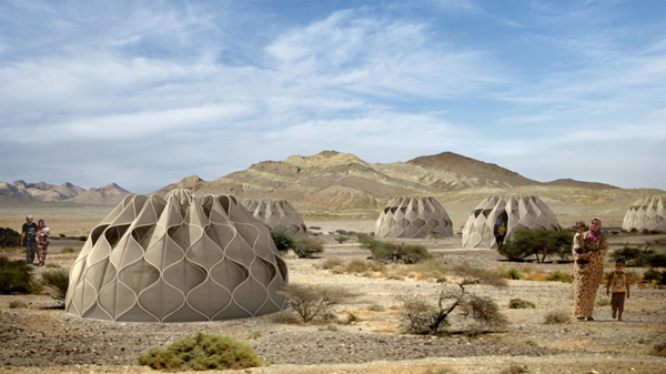 Honeycomb shelters 1 Honeycomb shelters 1