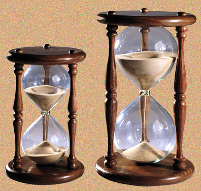 2 sandglasses 2 sandglasses